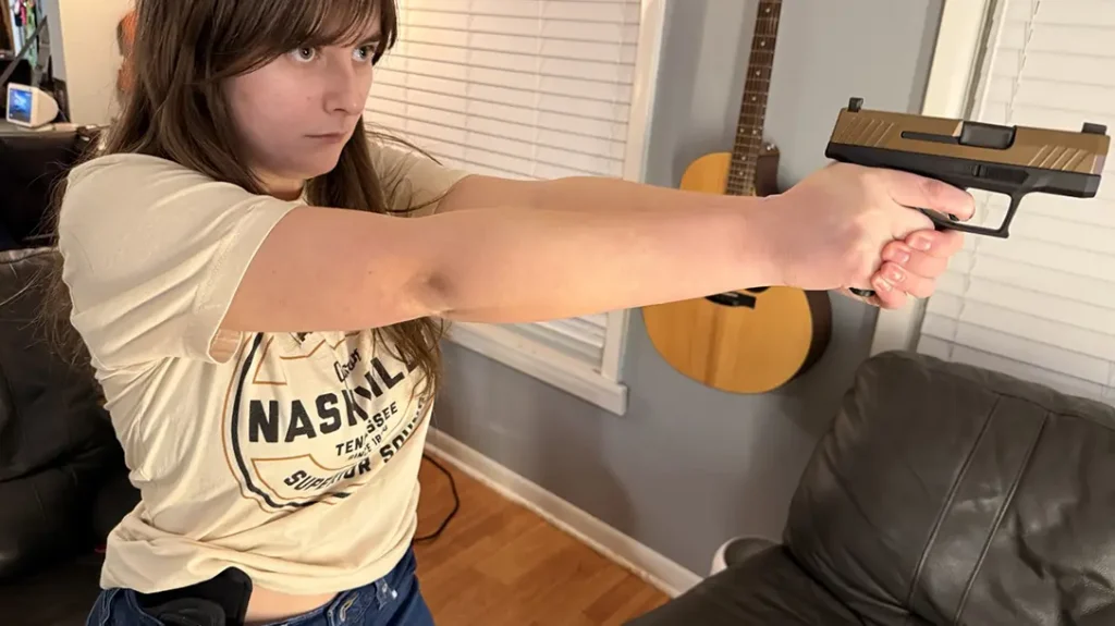 The author’s first time drawing from a holster was educational, fun, and incredibly rewarding.