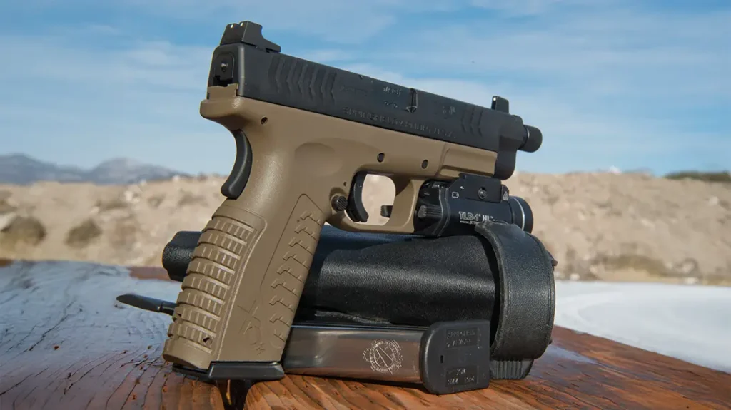 Given the number of instances of people shooting themselves in the crotch, the added safety is nice.