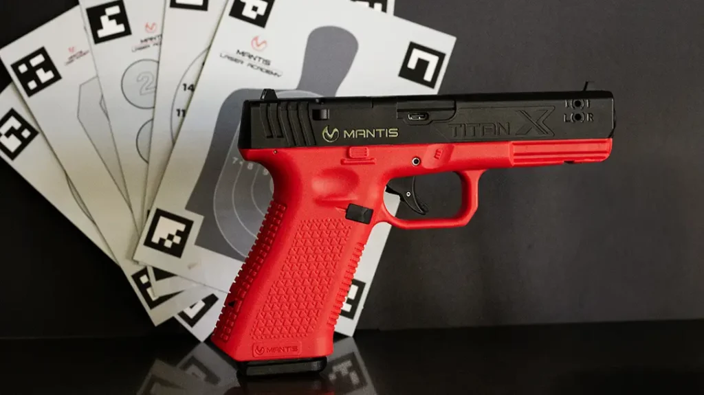 The author leaves it out on the kitchen counter or at the top of the stairs, and every time he walks by, he gets a few good trigger presses.