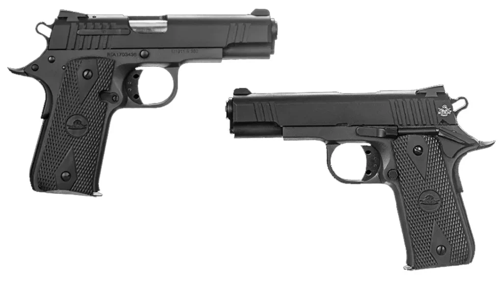 The Baby Rock from Rock Island Armory is a .380 ACP miniaturized concealed carry version of the storied 1911 pistol.