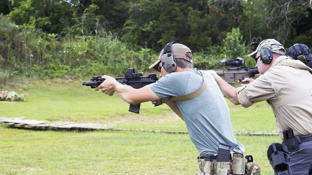 Shoulder Transition with Rifle