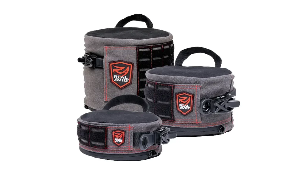 Real Avid Ratchet Rest Adjustable Height Shooting Bags.