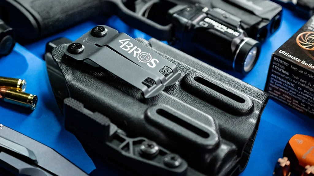 Four Brothers Holsters is who I trust for everyday carry setups.