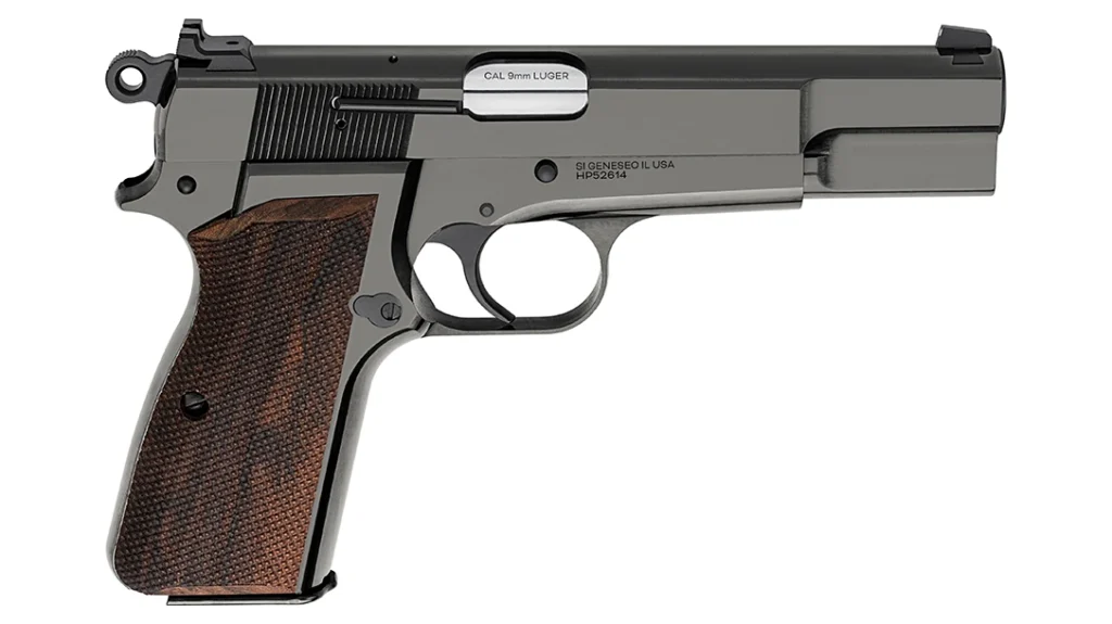 Springfield SA-35 9mm Polished Blued Pistol. SHOT Show CCW Handguns.