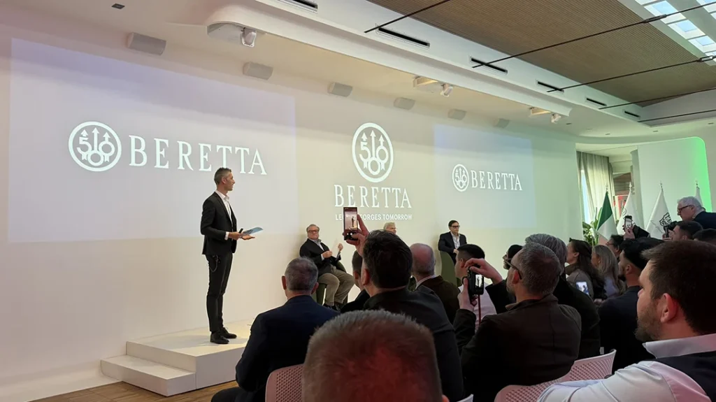 After the show, we traveled to Brescia for a press conference with the Berettas, who detailed the company’s 500-year history and their place in it.