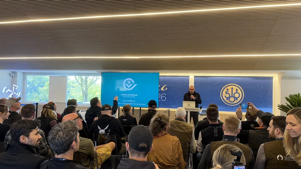 The next day, we were taken to the Concaverde Shooting Range for an incredible day of shooting and a presentation from each product team.