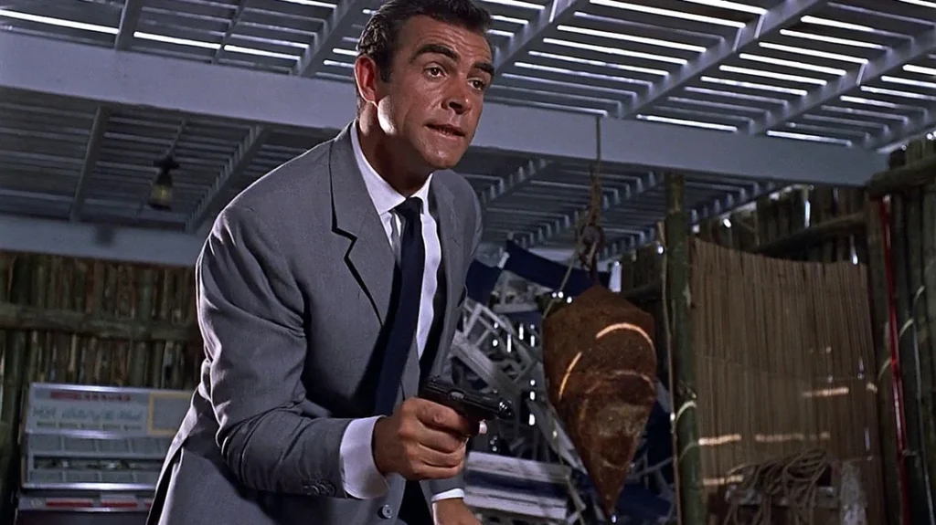 Famously, the first James Bond film, Dr. No, released in 1962, featured an early scene in which Bond relinquished his Beretta for a Walther PPK.