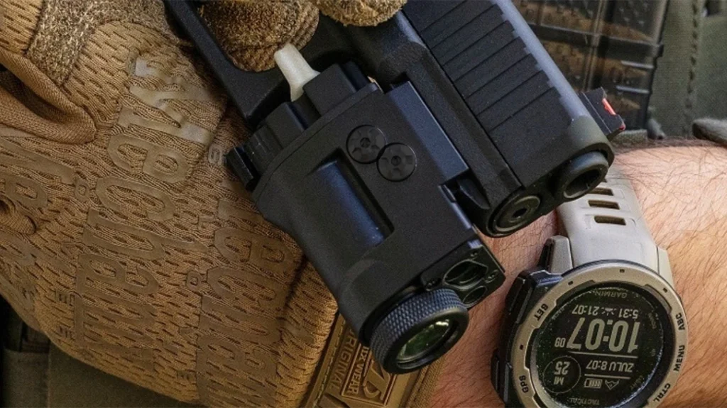 Rheinmetall’s new Pistol Tactical Aiming Laser (PTAL) is a compact, lightweight attachment module specially designed for handguns.