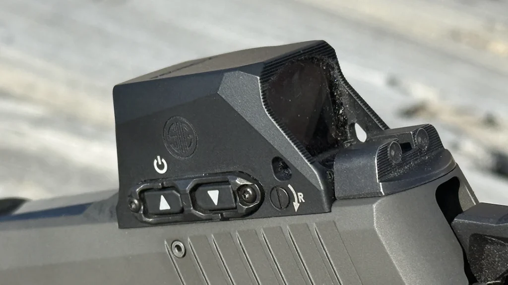 The author ran the Romeo X Pro RDS on his Sig Sauer P226-XCARRY Legion SAO.