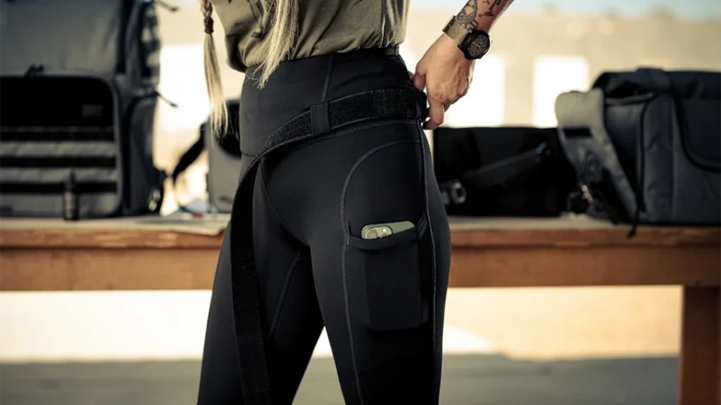 The Athene Leggings, designed for women, have been a game-changer for me as a competitive shooter.