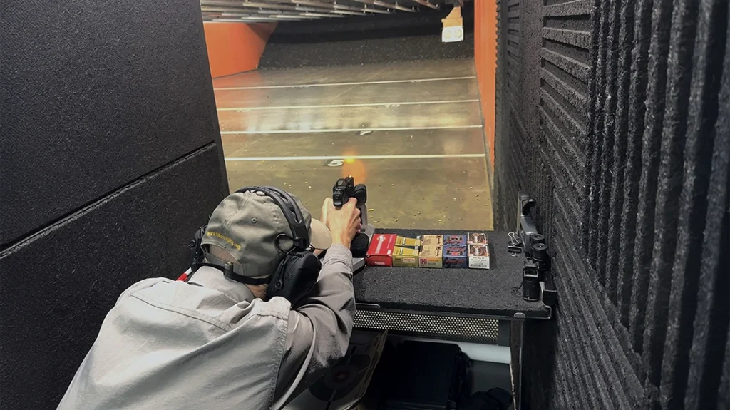 All accuracy shooting was done from the bench using a Ransom Steady Rest.