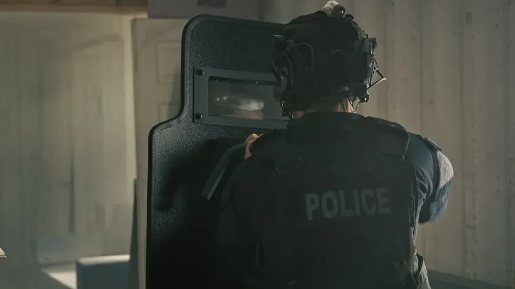 RTS Boltless window ballistic shield.