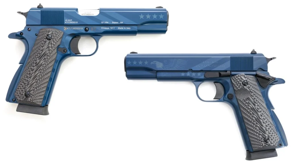 Chiappa 1911 Field Special 250th Independence Edition.