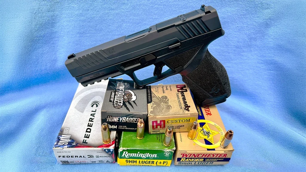 For my Taurus TX9 T&E, I wanted to use five different 9mm loads that are all useful for duty/defense usage.