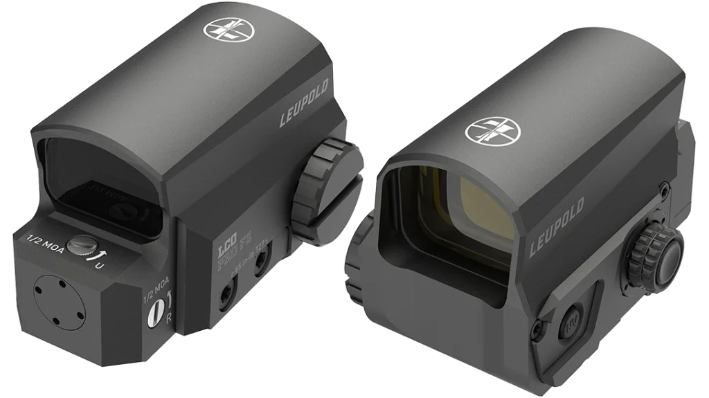 Right and left views of the Leupold LCO Pro F2.
