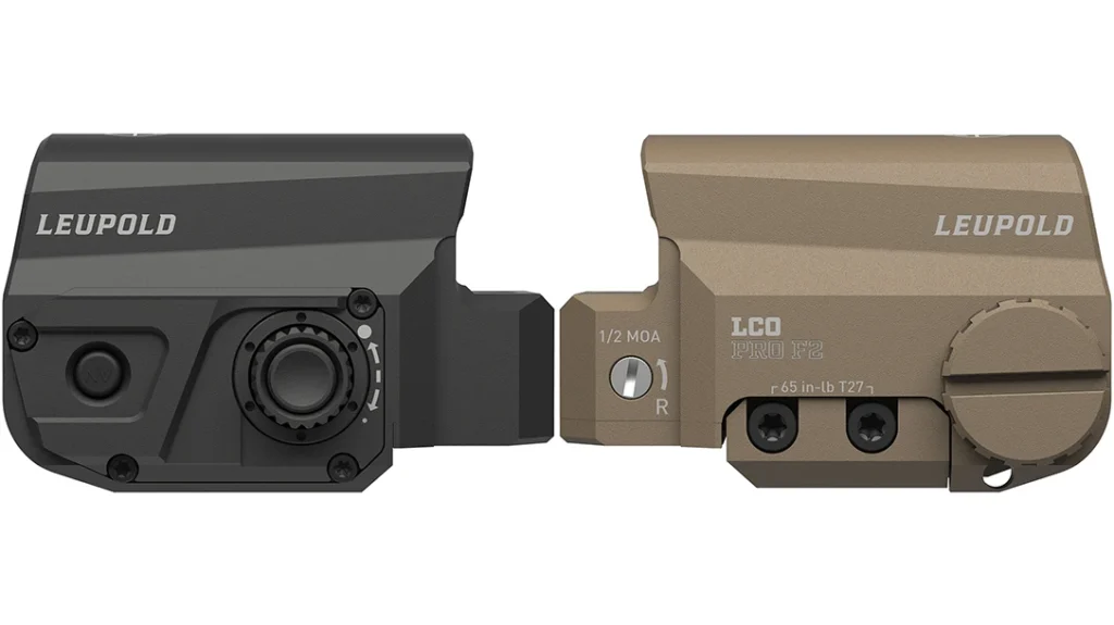 Leupold LCO Pro F2 left and right profile views.