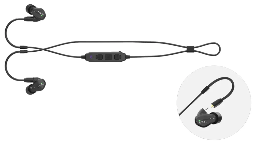 Optional Bluetooth lanyard.