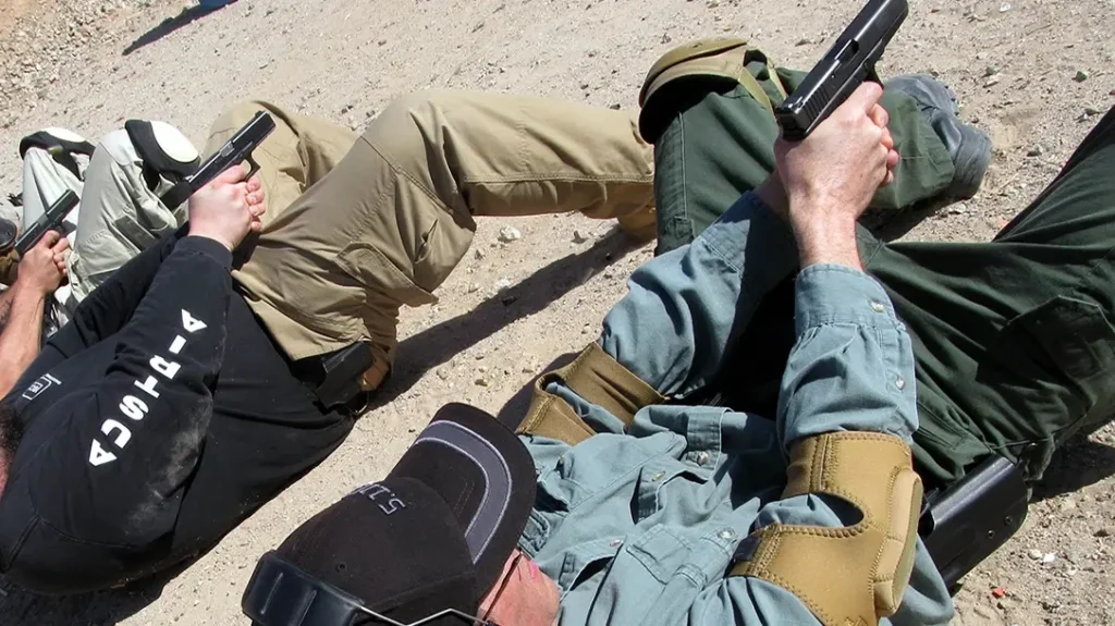 CQB Handgun Training Techniques also involve ground techniques.